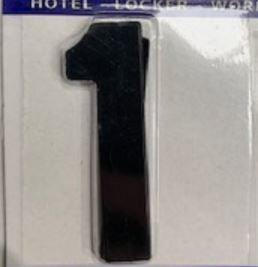Street Number 1  Black - No Base