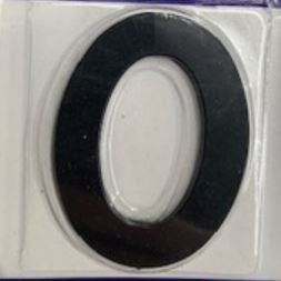 Street Number 0 Black - No Base