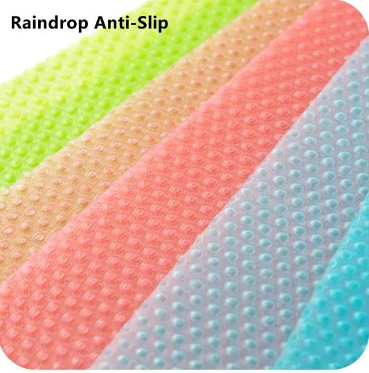 Clear 4-Piece Refrigerator & Shelf Liners – Washable, Waterproof, and Oilproof Protection