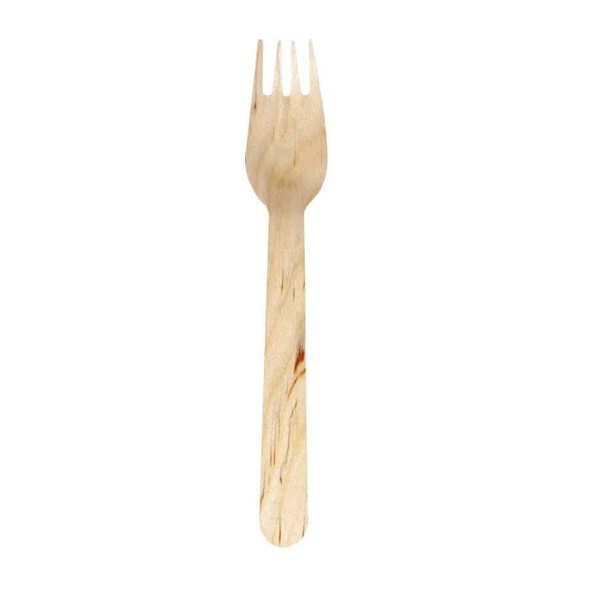 Wooden Fork 20pc/pk - 16cm