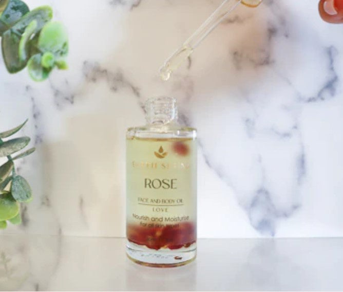 Earth Spring Face & Body Oil Rose - Love