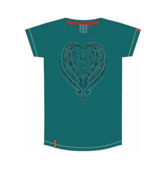 Womens Maori T Shirt Arohanui