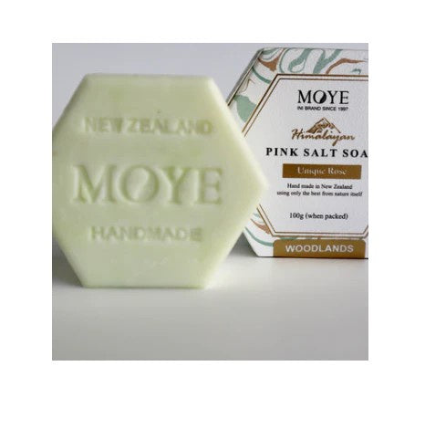 Moye - Himalayan Pink Salt Soap - Green Woodlands Cedarwood