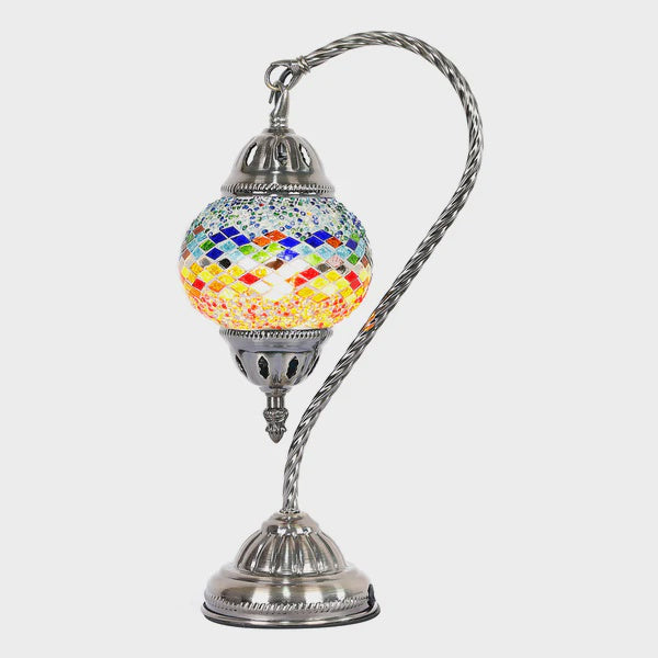 Turkish Mosaic Electric Lamp Swan Neck- 35