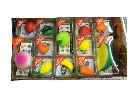 Squishy Fruit & Vege Keychains Single NOW