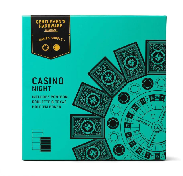 Casino Night Gentlemen's Hardware Game Set