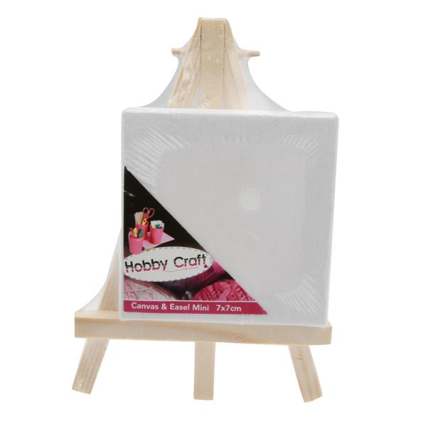 Canvas & Easel Mini 7x7cm