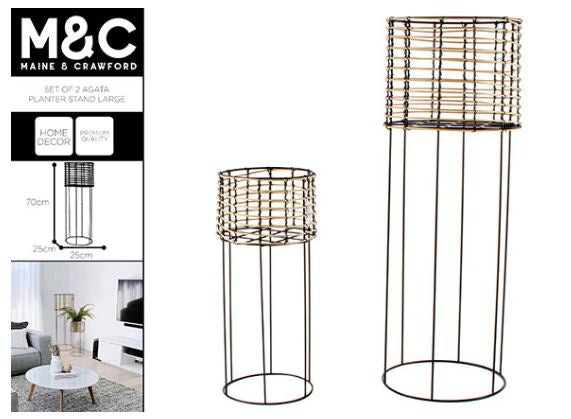 Agata Planter Stand, Large (70x25x25cm)