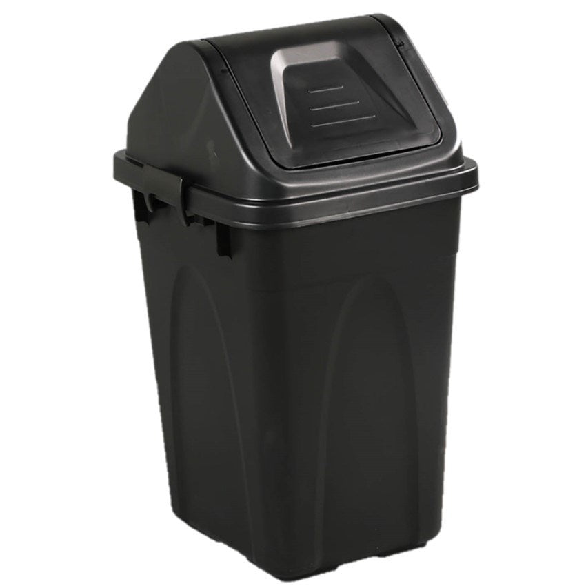 Outdoor Bin W Swing Top 45L White or Black