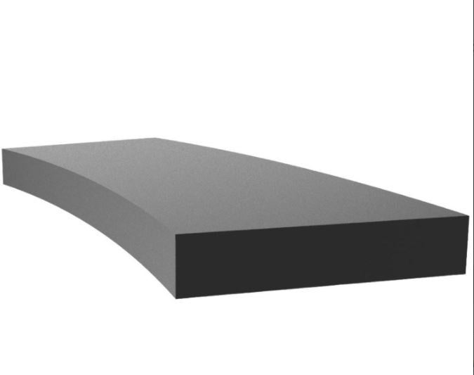 Proflex EPDM Sponge Strip Rectangle 6 x 50mm Per Metre
