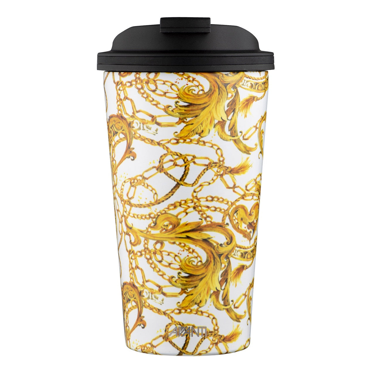 Avanti Go Cup 410ml 12oz - Gold Baroque