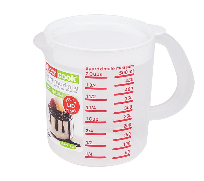 Décor Cook™ 500ml Measuring Jug with Lid