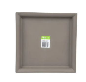 Décor Terrace Square Saucer – 308mm, Espresso