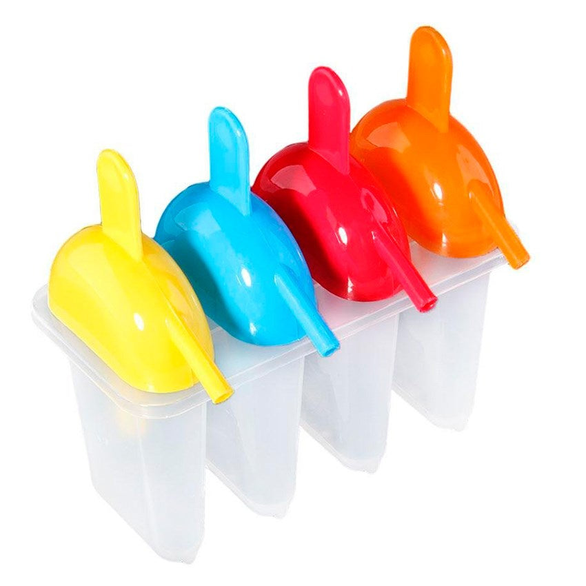 Popsicle Maker, With Sip Straw -  Makes 4