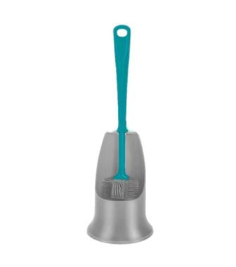 Seymours Round Silicone Toilet Brush with Holder