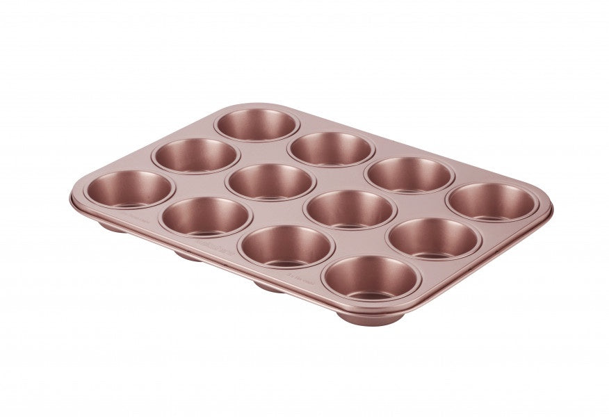 Wiltshire Rose Gold 12 Cup Muffin/Patty Pan