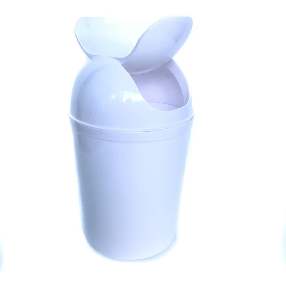 Swing Top, Waste Bin, Small, 1.5 Lit White