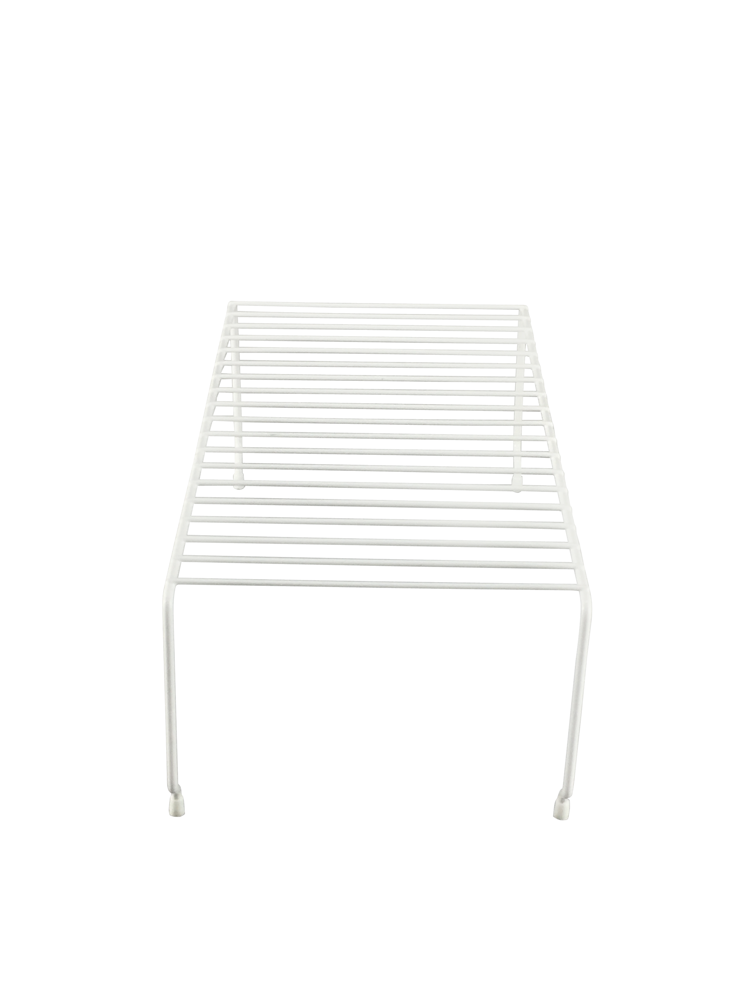 Stackable Handy Shelf Short Single White 400mm