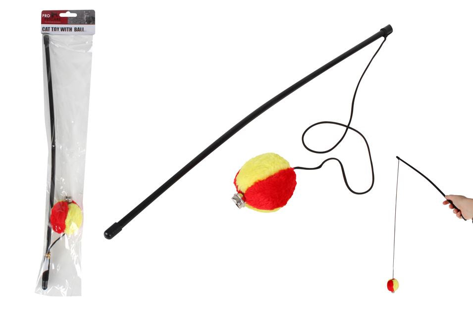 Cat Dangling Toy W-Ball 48cm