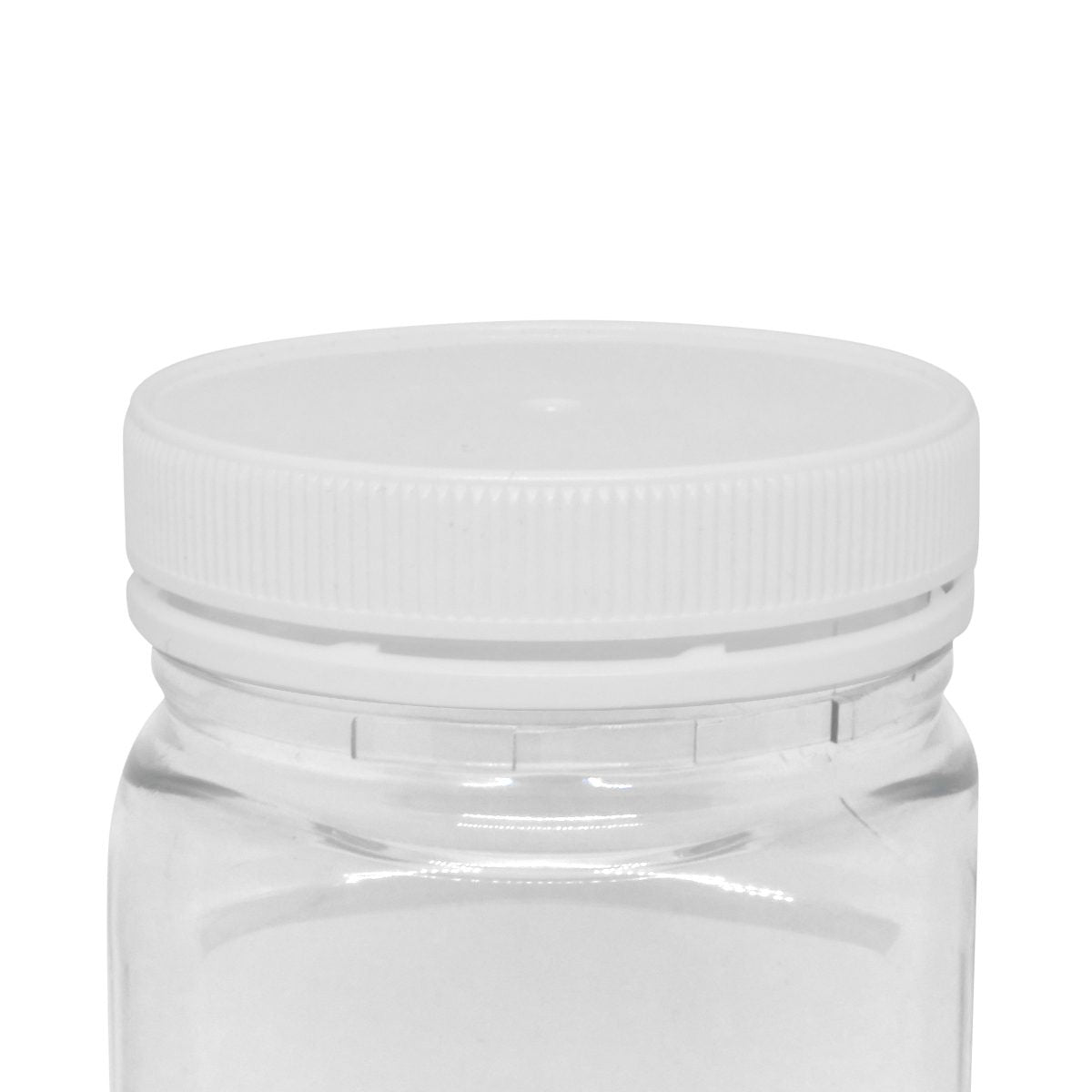 Jar square with cap