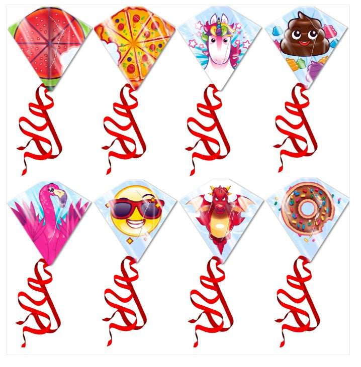 Pop Up Plastic Diamond Kite
